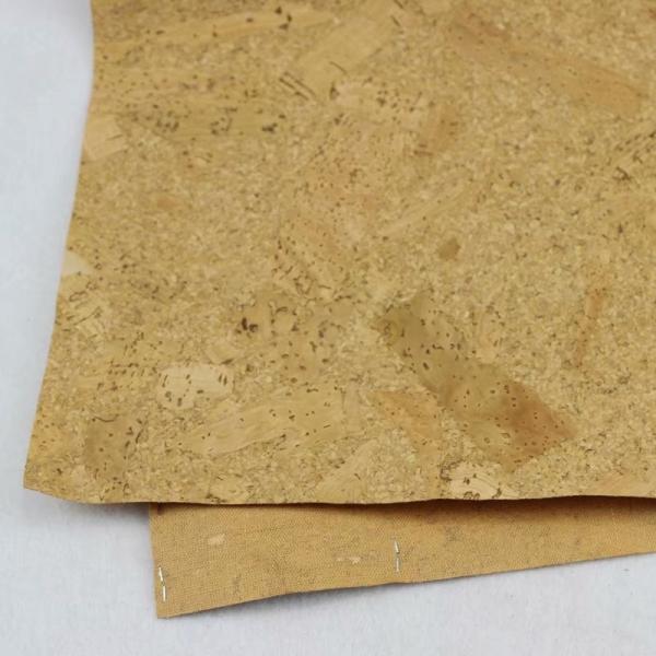 0.8mm Durable Nature Cork Fabric/Leather for Wall Decoration, Phone Cover and Note Book Making