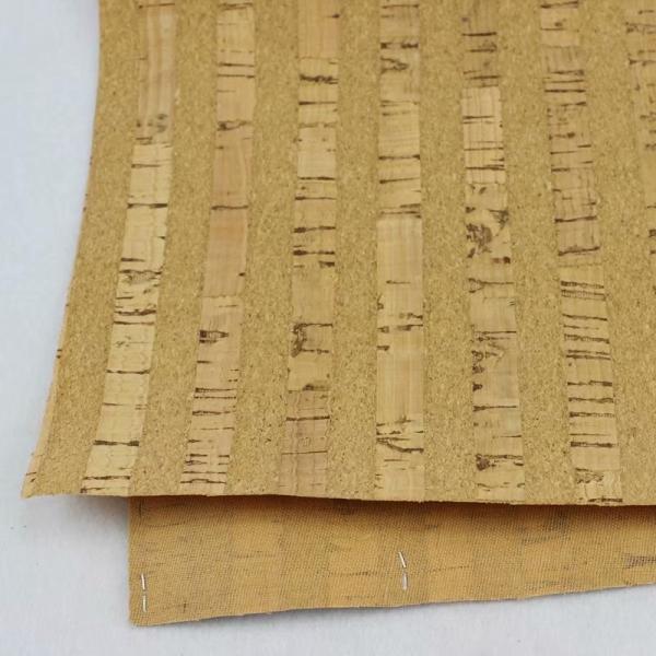 0.8mm Durable Nature Cork Fabric/Leather for Wall Decoration, Phone Cover and Note Book Making