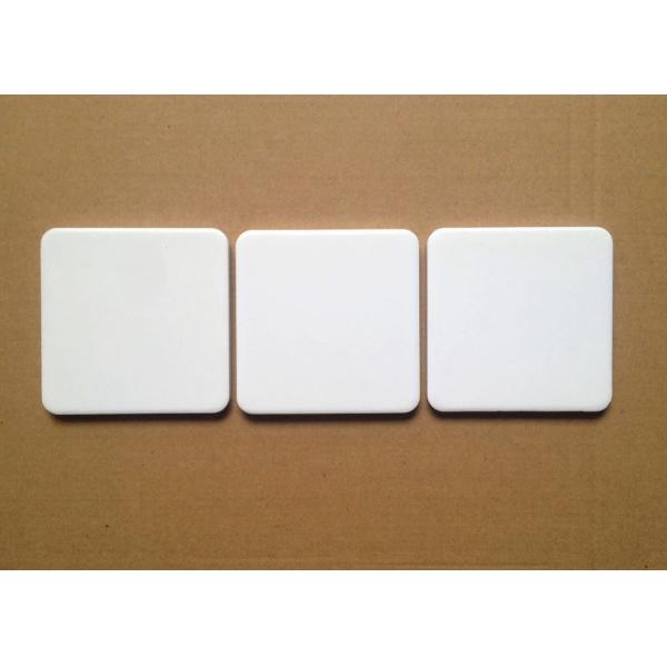 10cm*10cm blank, white, square, ceramic coasters with rounded corners and a cork backing 10cm*10cm blank, white, square, ceramic coasters with rounded corners and a cork backing