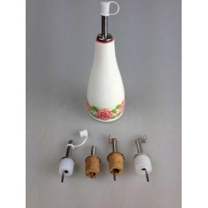 2016 Best Selling Cork Stainless Steel Oil/Wine Pourer with Cork Stopper