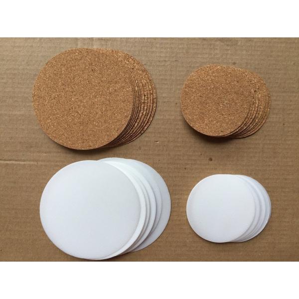 2016 Environmental & Hot Sale Cork Liner Lid in glass jar cap,60mm,80mm