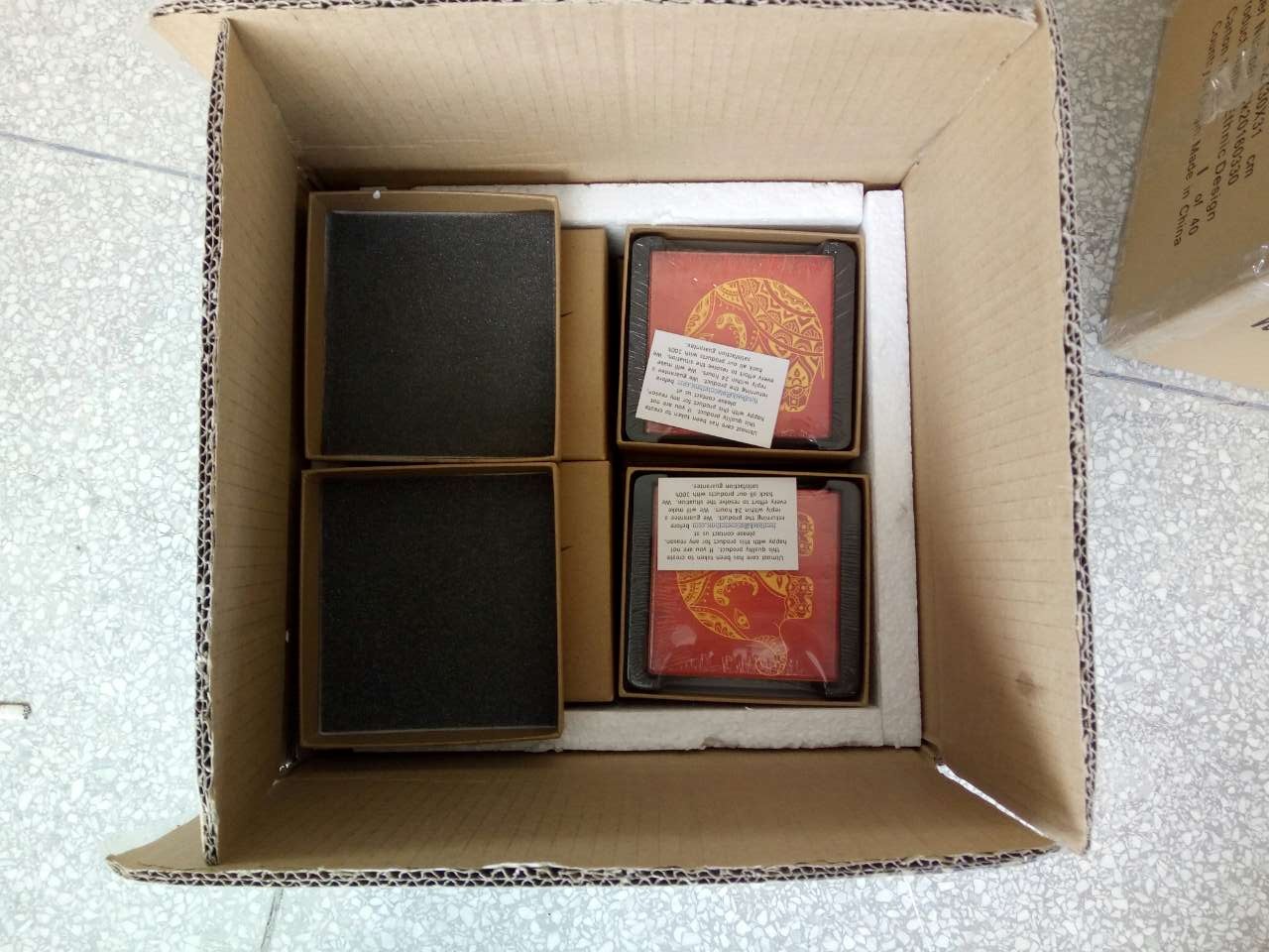 2019 Factory Wholesale Price 7cmx7cm Ceramic Fridge Manget with Cork Back for Gift, Promotion Use