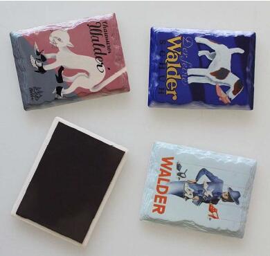 2019 Factory Wholesale Price 7cmx7cm Ceramic Fridge Manget with Cork Back for Gift, Promotion Use