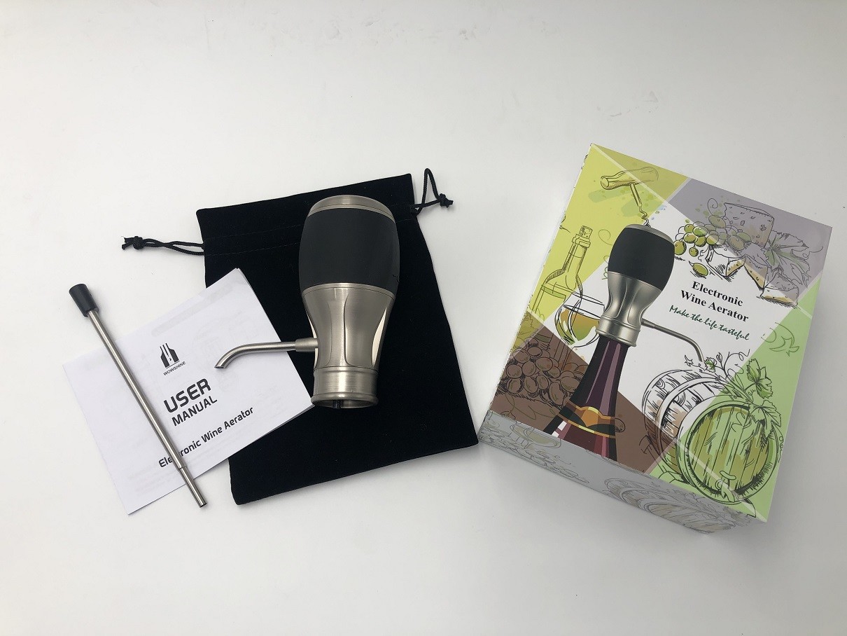 2020 Factory Wholesale Price NEW Stainless Steel Electronic Wine Aerator