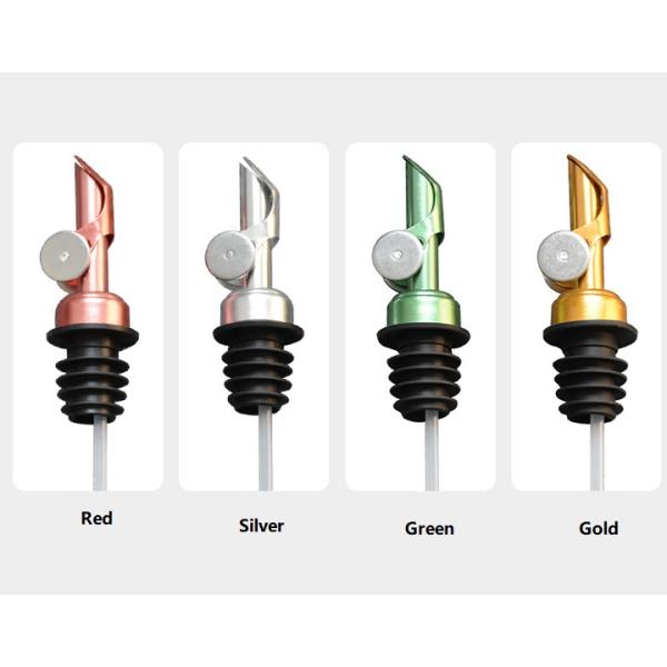 2022 Amazon Hot Sell 12cm Weighted Oil Pourer, 4 Colors Available Siver/Gold/Red/Green