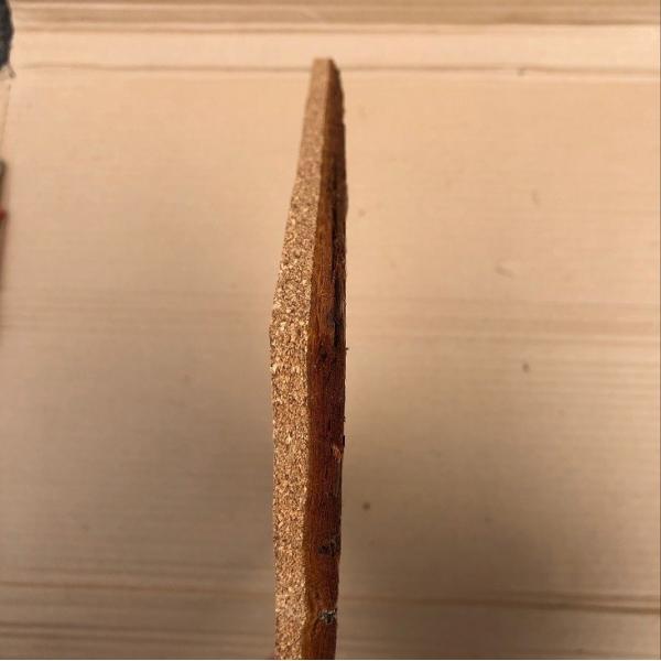 300*300mm Standard Size Frist-Layer Fir Bark tiles with Cork Back for Wall Decoration