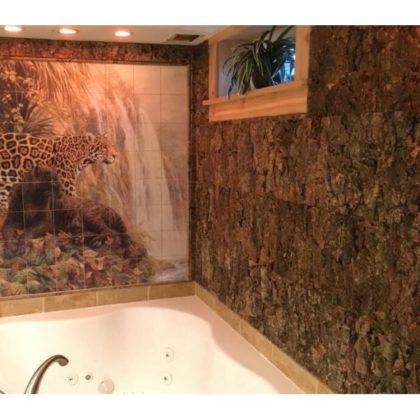 300*600mm Standard Size Frist-Layer Nature Cork Bark tiles,for Wall Decoration