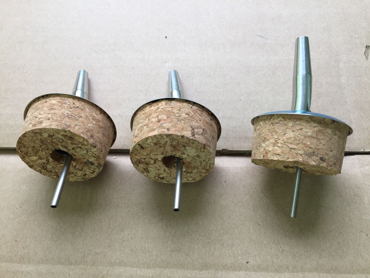 304 Stainless Steel Pourer with Pour Spout Good For 42mm Salad Dressing with Wider Cork