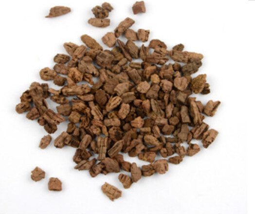 80~90g/L Density,Dark cork granules at third grade for wall tile,Good sound and heat insulation