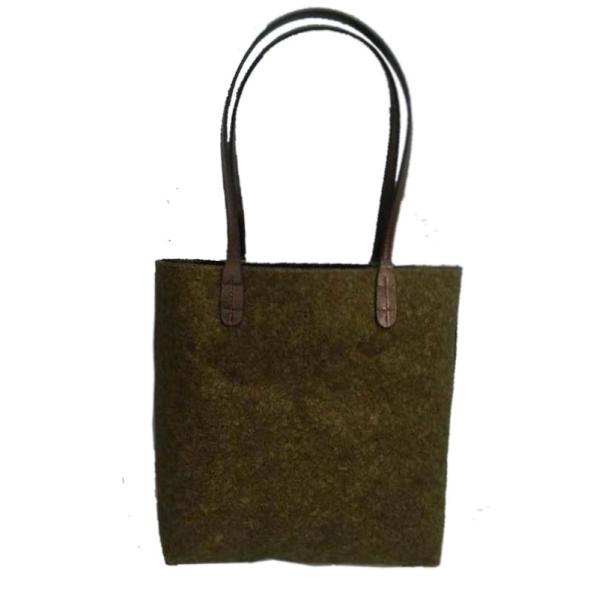 Black Color handbage, Promotional Style Women Cork Handbag for Wholesale
