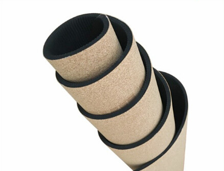 Black Color Popular Hot Sale Custom Logo Eco Friendly TPE Cork Yoga Mat for Wholesale
