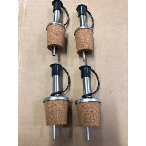 Cheap Price Stainless Steel Pourer Spout with Cork Stopper for 20mm bottle for European Market