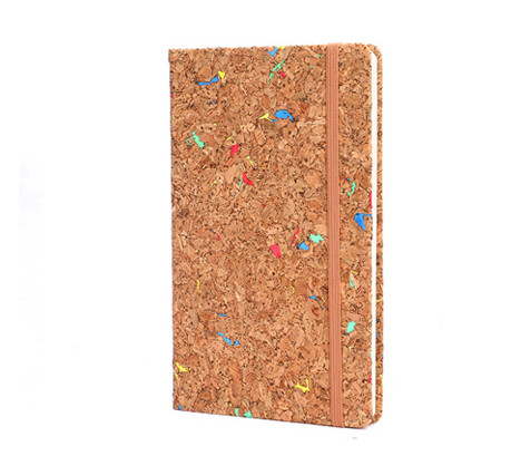 China Faction Design Office Customized Style Eco Friendly Cork Cover Note Book