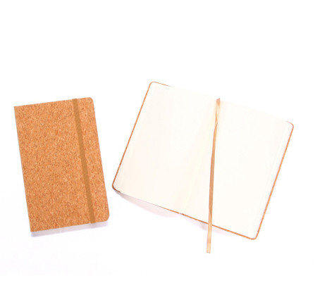 China Faction Design Office Customized Style Eco Friendly Cork Cover Note Book