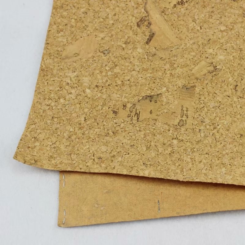 China Factory Hot Popular Nature Cork Fabric/Leather for Sofa Upholstery and Decorative Use