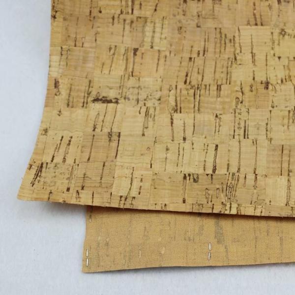 China Factory Hot Popular Nature Cork Fabric/Leather for Sofa Upholstery and Decorative Use