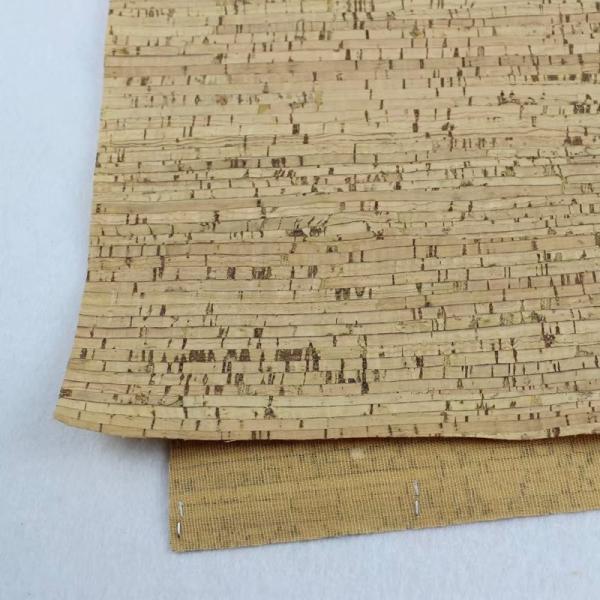 China Factory Hot Popular Nature Cork Fabric/Leather for Sofa Upholstery and Decorative Use