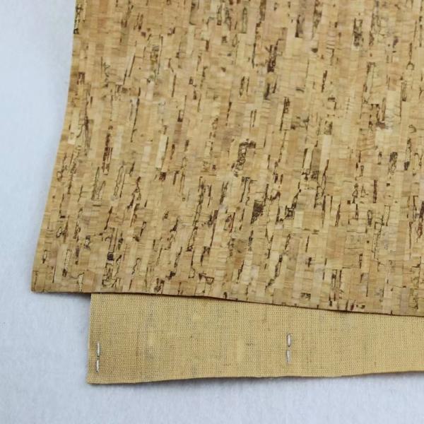 China Factory Hot Popular Nature Cork Fabric/Leather for Sofa Upholstery and Decorative Use