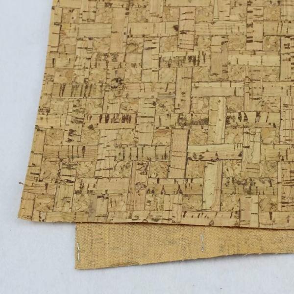 China Factory Hot Popular Nature Cork Fabric/Leather for Sofa Upholstery and Decorative Use