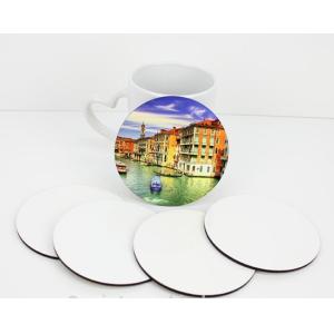China Sublimation Blanks MDF Drink Coasters Wholesle with Cork Back- 4