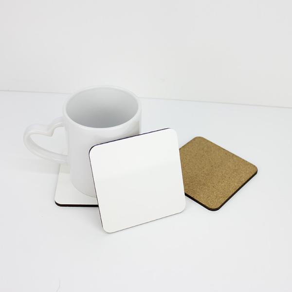 Chinese Factory Price 100/95/90mm Custom Printing Sublimation Blank MDF Drink Square Coasters