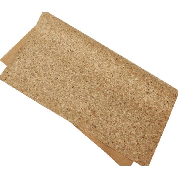 Cork Leather with Natural Cork Veneer and PU Backing for Bag, Sofa, Wallet etc