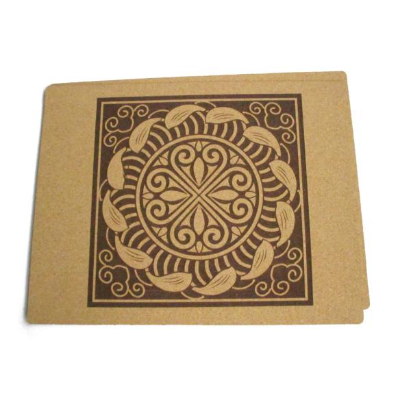 Custom printing cork table mat Custom printing cork table mat