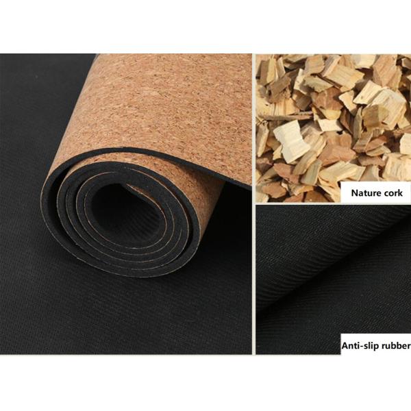 Durable Non-slip Rubber Cork Yoga Mat For Yoga&Pliate Training