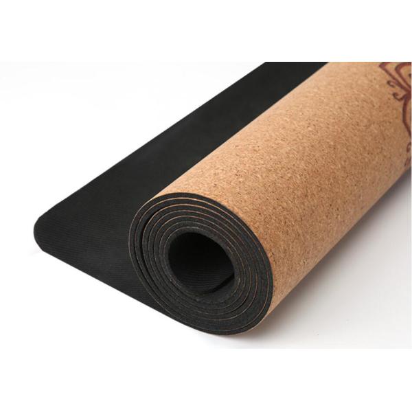 Durable Non-slip Rubber Cork Yoga Mat For Yoga&Pliate Training