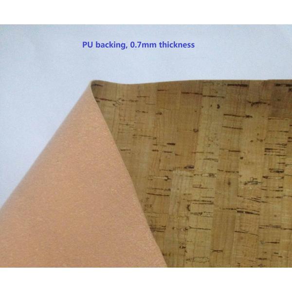 ECO-Friendly Nature cork fabric material/leather for notebook cover,l,waterproof and dust resi