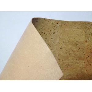 ECO-Friendly Nature cork fabric material/leather for notebook cover,l,waterproof and dust resi