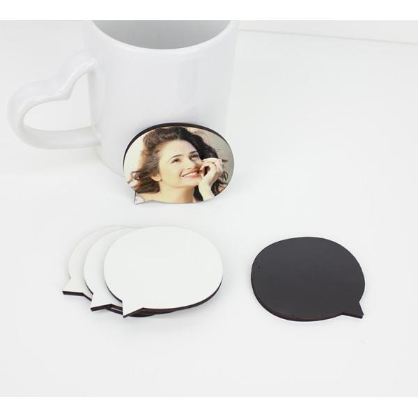 Factional 60x54mm Sublimation Blank Fridge Magnets Sticker for Kid's Gift