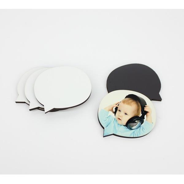 Factional 60x54mm Sublimation Blank Fridge Magnets Sticker for Kid