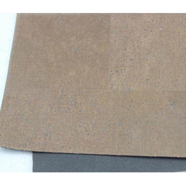 Factory direcly 1.35m Width Resistant Nature Cork Fabric/Leather with Brown Color for Bag Making
