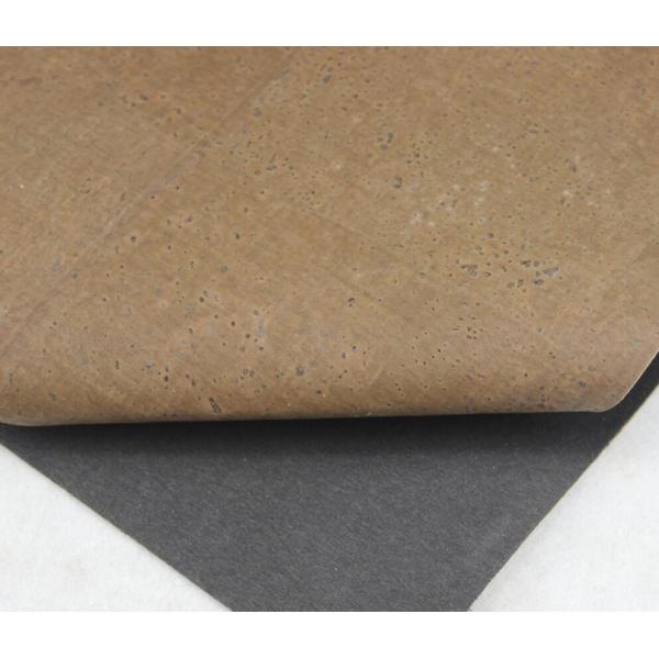 Factory direcly 1.35m Width Resistant Nature Cork Fabric/Leather with Brown Color for Bag Making