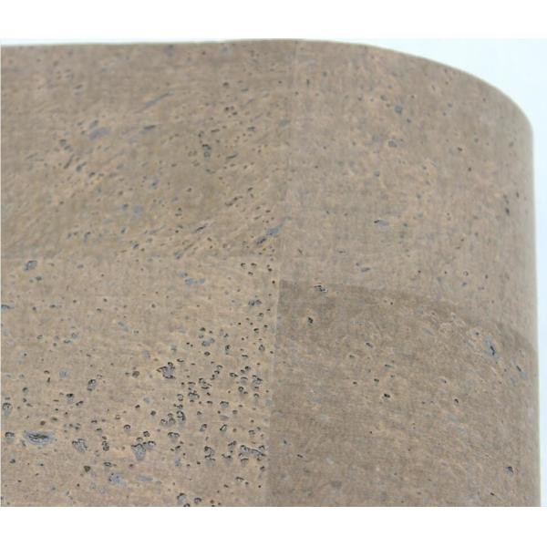 Factory direcly 1.35m Width Resistant Nature Cork Fabric/Leather with Brown Color for Bag Making