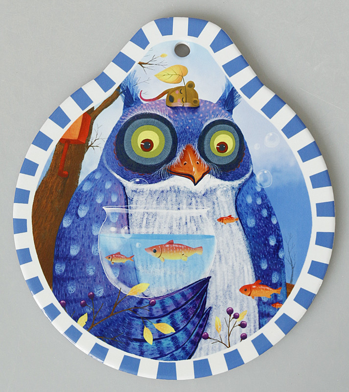 Factory Directly Shiny Square 16x16cm White Color Ceramic Pot Trivet with Cork Coaster/Bottom for Kitchen Pan