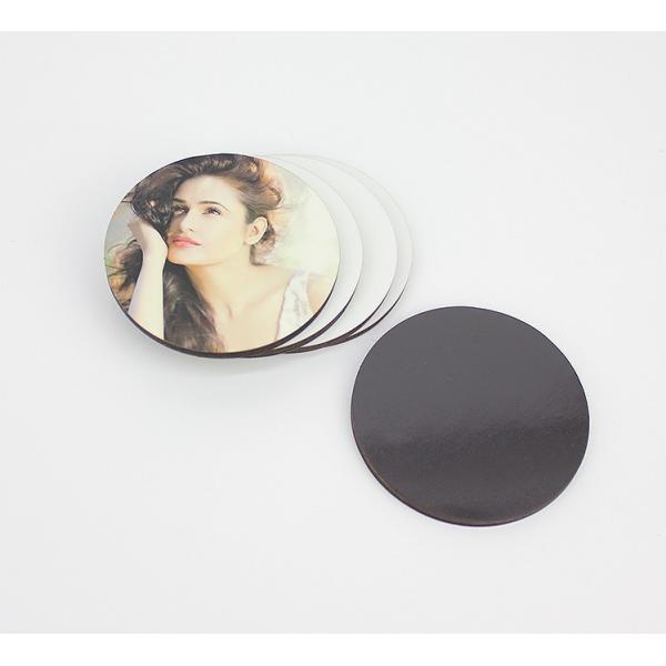 Factory Directly Wholesale Round Shape 60x60mm Sublimation Blank Fridge Magnet