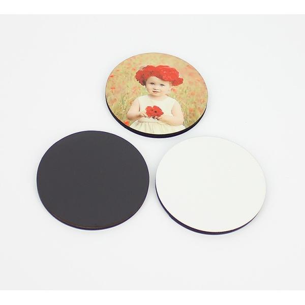 Factory Directly Wholesale Round Shape 60x60mm Sublimation Blank Fridge Magnet