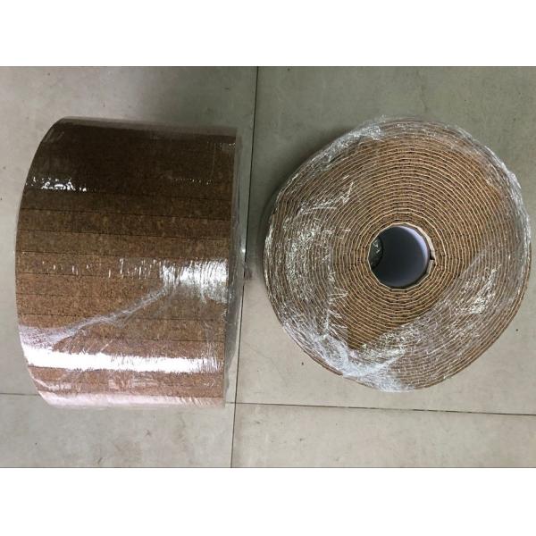 Factory Wholesale 1''x1''x0.5''Glass & Mirror Seperating Cork Pad with PVC Foam Backing