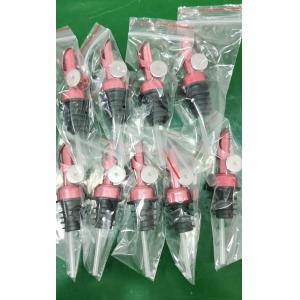 Factory Wholesale 12cm Weighted Oil Pourer, Self Closing Spout, 4 Colors Available Siver/Gold/Red/Green