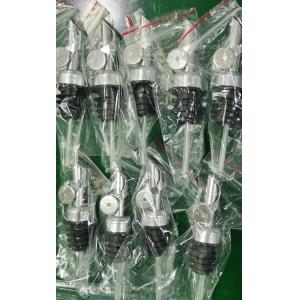 Factory Wholesale 12cm Weighted Oil Pourer, Self Closing Spout, 4 Colors Available Siver/Gold/Red/Green