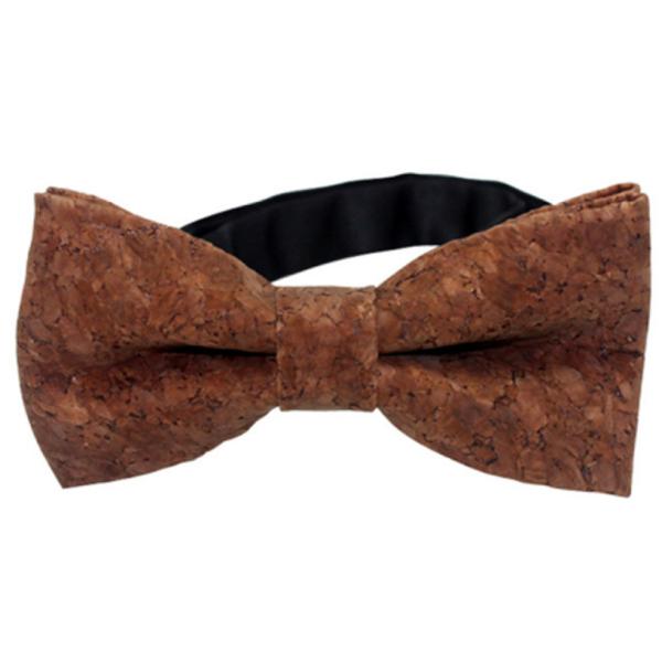 Factory Wholesale Men's Cork Bow Tie Adjustable to fit neck sizes from Length 11 inches to 20 inches