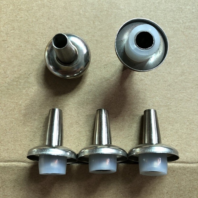 Factory Wholesale Stainless Steel Liquor Silicon Pour Spouts for Small Bottle with opening 12mm