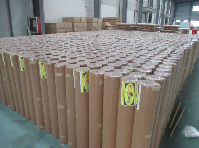 Flooring heat insulation,1~12mm thickess cork roll/cork underlay