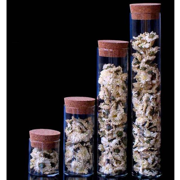 Glass bottle with cork stopper Glass bottle with cork stopper