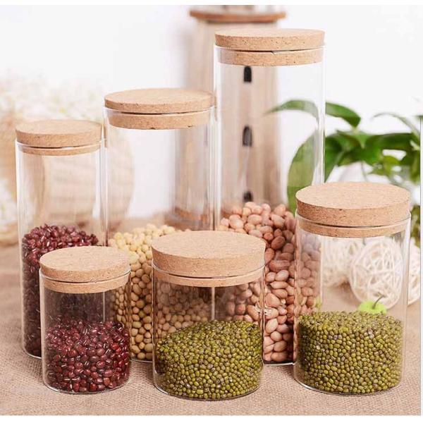 Glass Jars with cork stopper,food grade glass Glass Jars with cork stopper,food grade glass