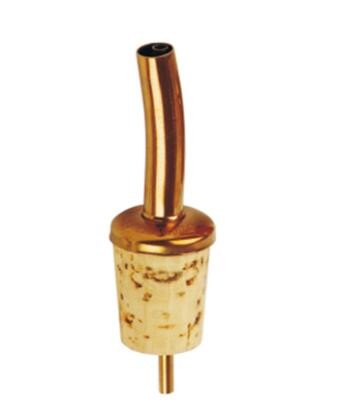 Golden Color or Customized Color 304 Stainless Steel Olive Oil Liquor Wine Pourer with Cork Stopper Golden Color or Customized Color 304 Stainless Steel Olive Oil Liquor Wine Pourer with Cork Stopper