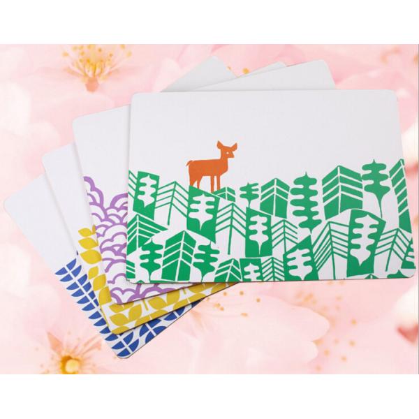 Good Quantity for home/hotel Wooden cork placemat, Customized size and printed logo