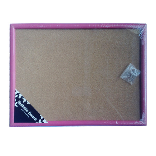 Hot colored cork memo board with wooden frame Hot colored cork memo board with wooden frame